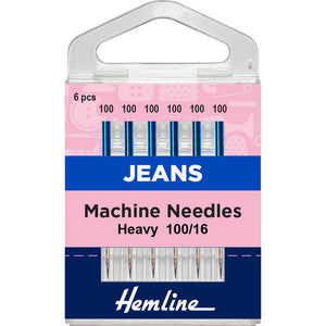 Aguja Máquina Denim 100/16 6 Un