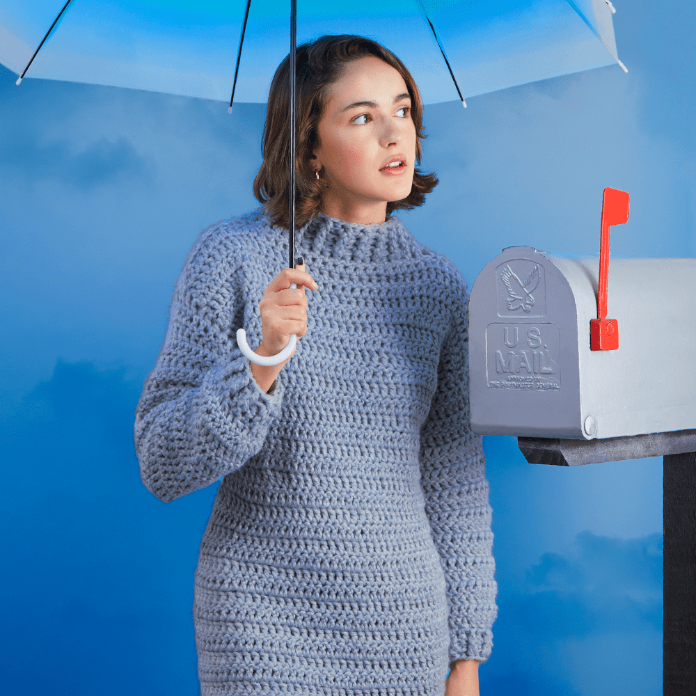 Patrón Rustic Sweater Dress