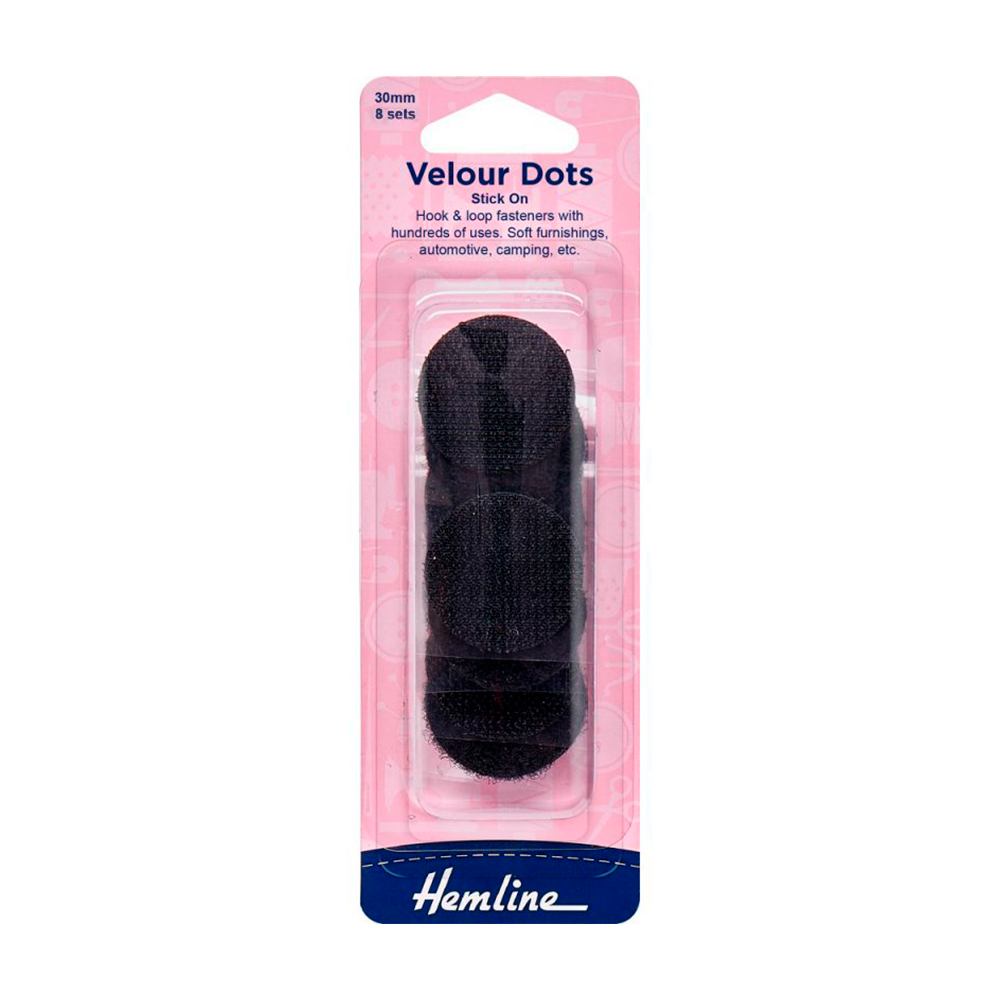 Velcro Circular Autoadhesivo 8 un Hemline