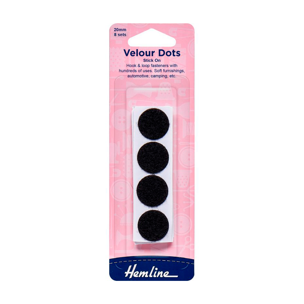 Velcro Circular Autoadhesivo 8 un Hemline