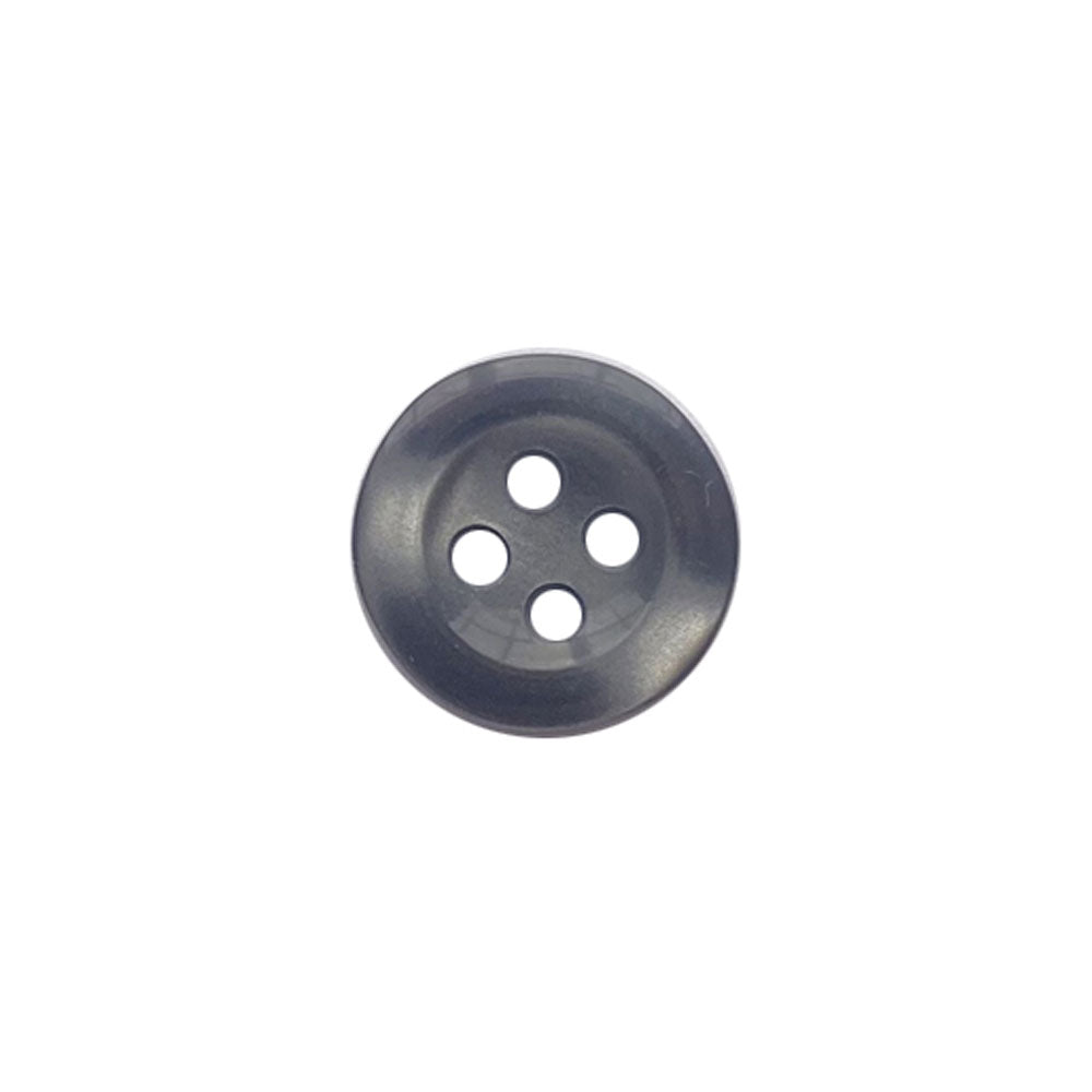 Botón Plástico Gris Brillante
