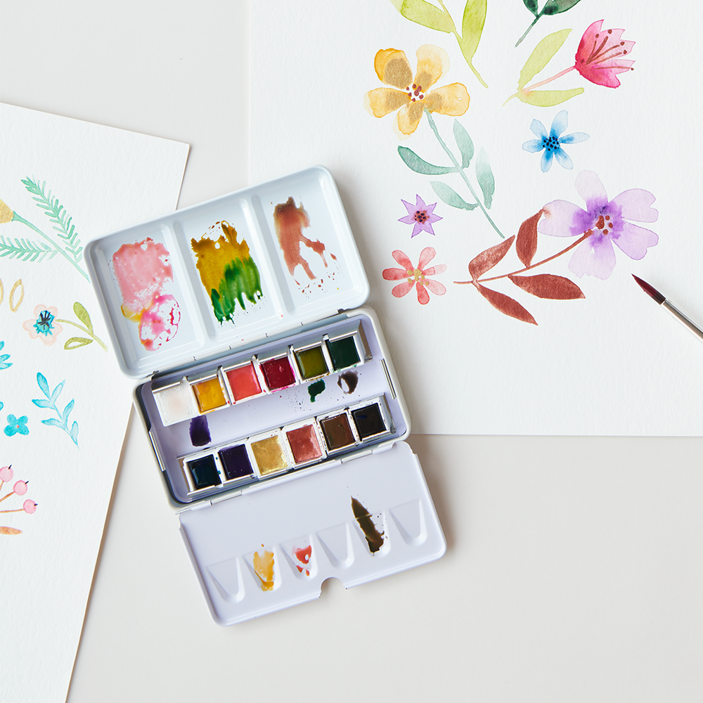 Acuarelas Art 12 Colores Rainbow