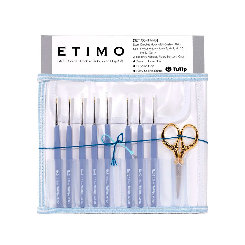 Set Crochet Etimo Steel Premium Gold - Tulip