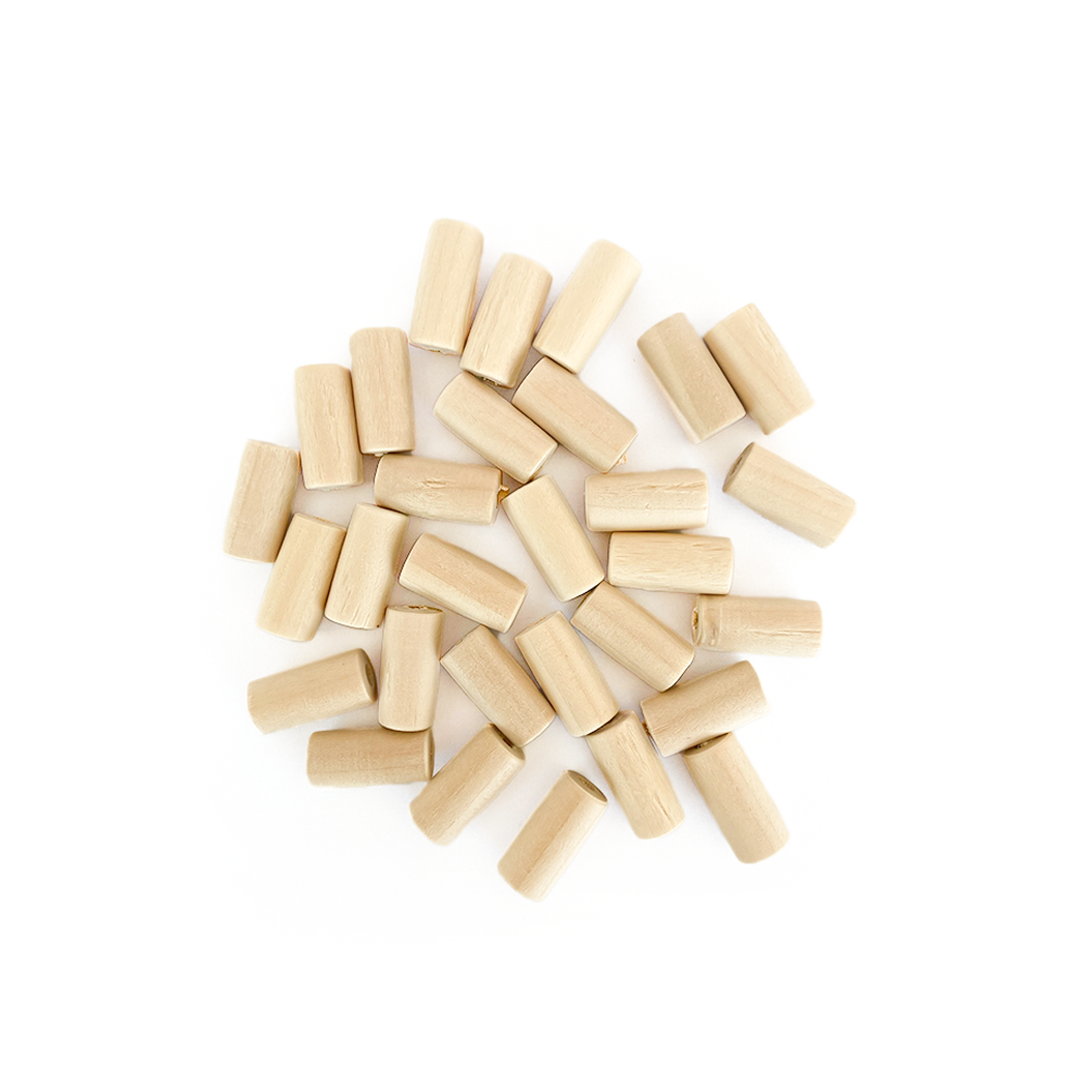 Cuenta Madera Tubular 30 Un