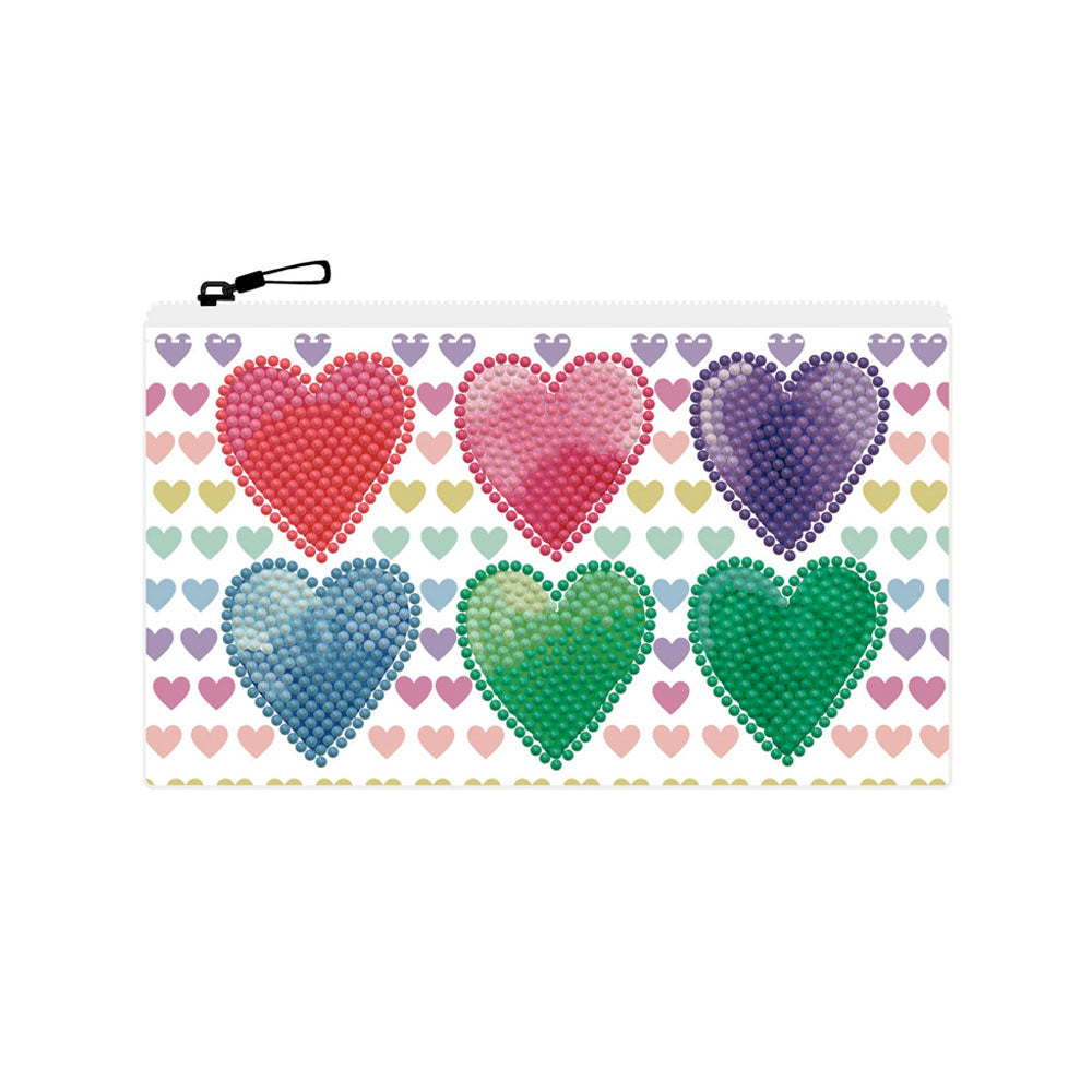 Estuche Love Hearts 14 x 21,5 Cm - Diamond Dotz