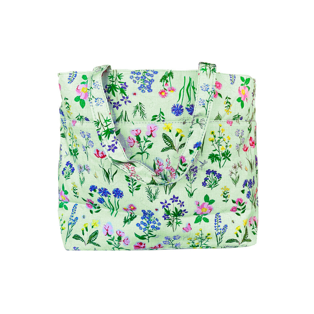 Bolso de Tejido Flores 18x32x34 CM