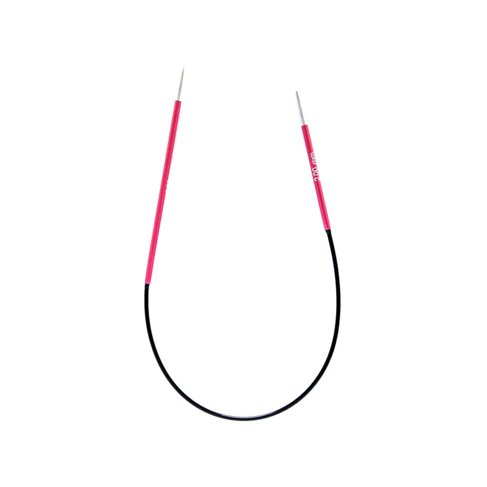 Palillo Circular Asimétrico Zing 25 cm - Knit Pro