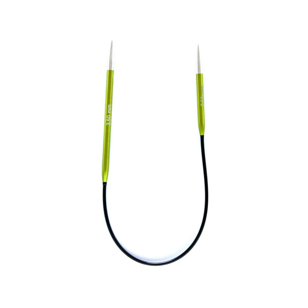 Palillo Circular Asimétrico Zing 25 cm - Knit Pro