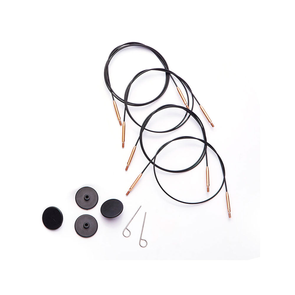 Cable Giratorio Nylon Matt Gold - Knit Pro