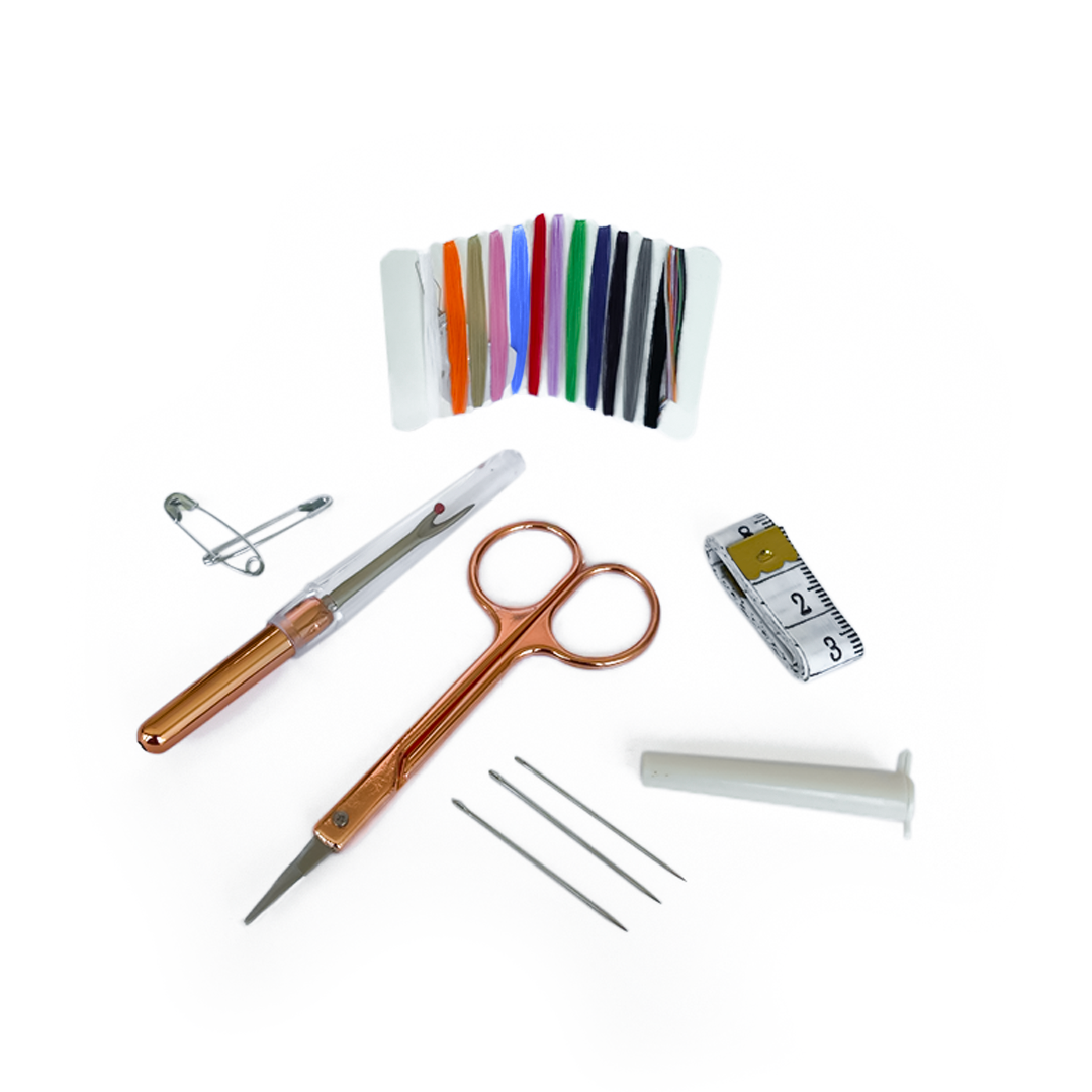 Kit De Costura Plástico Rose Gold