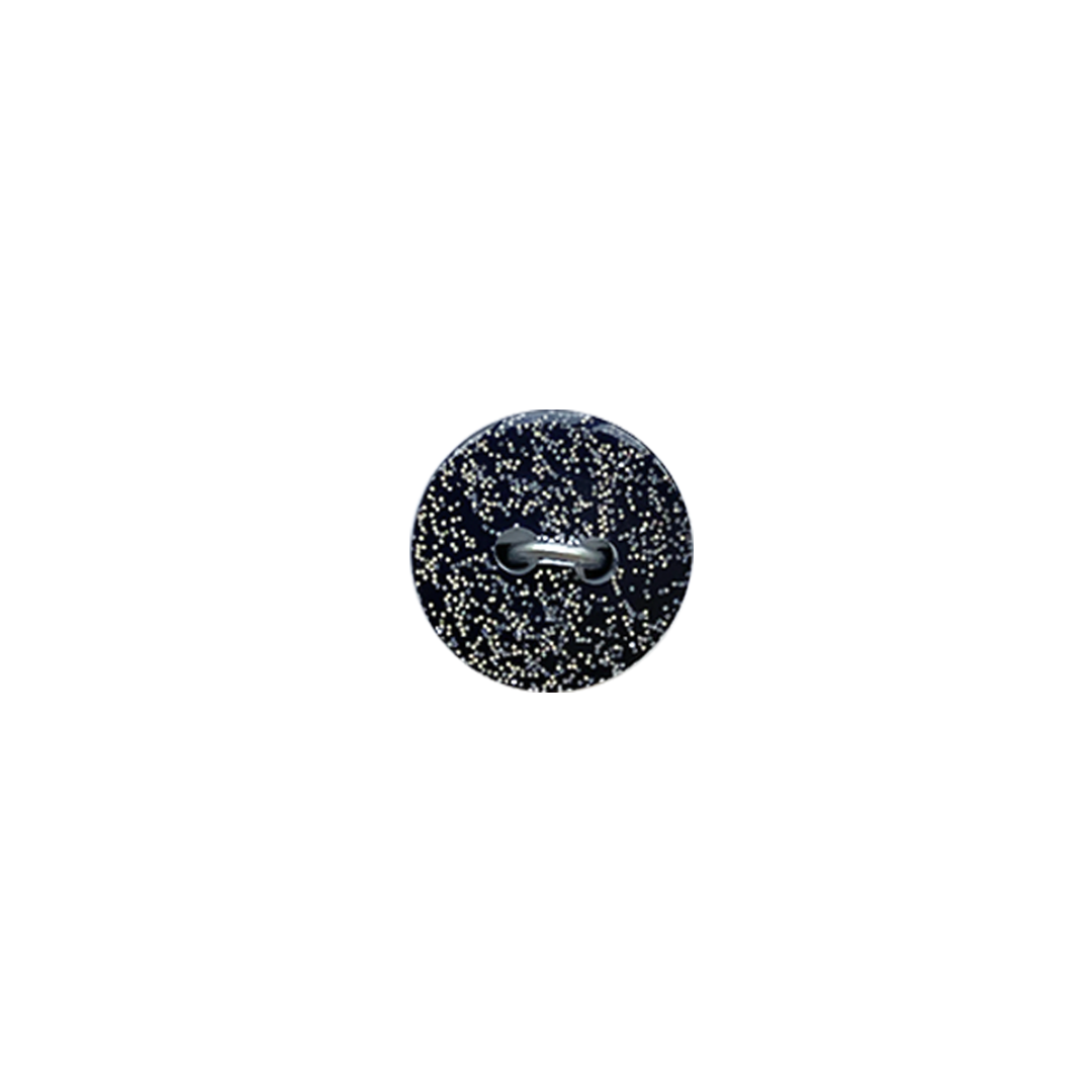 Botón Plástico Redondo Glitter 14MM 8UN