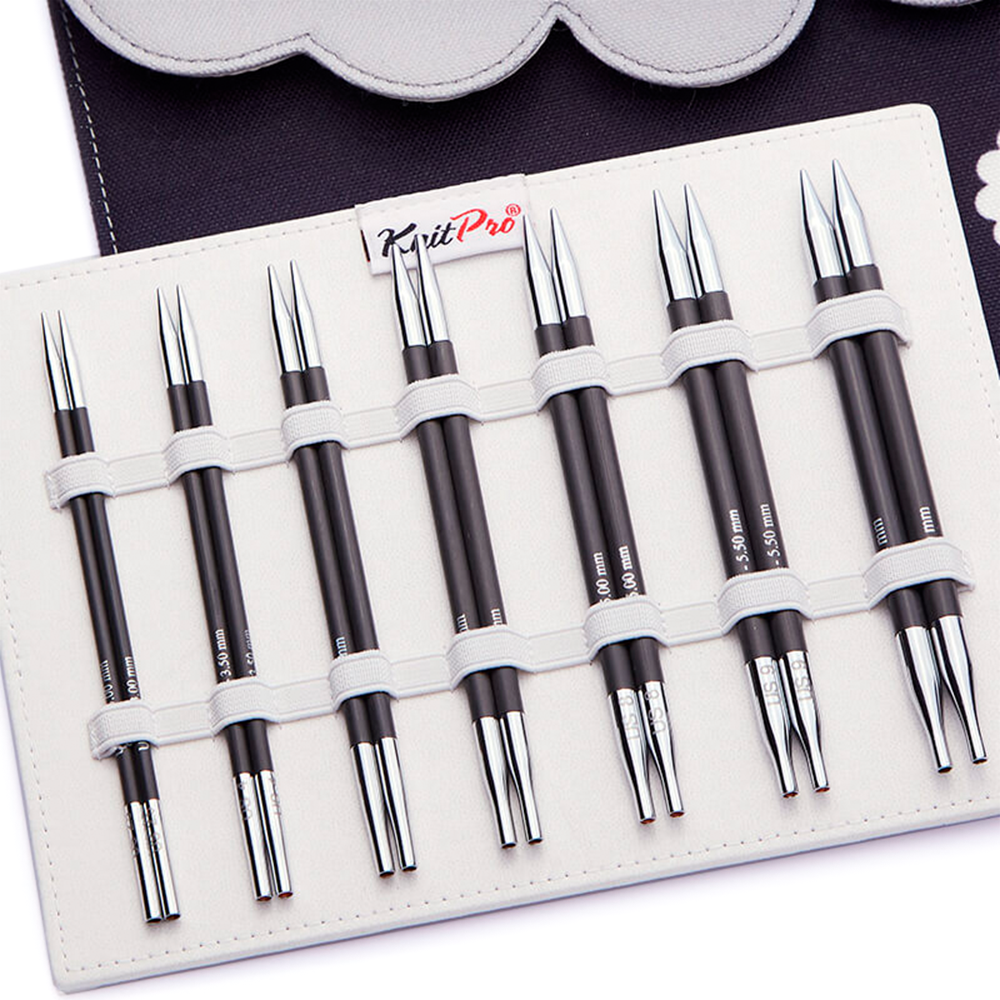 Set Deluxe Palillos Intercambiables Karbonz Knit Pro