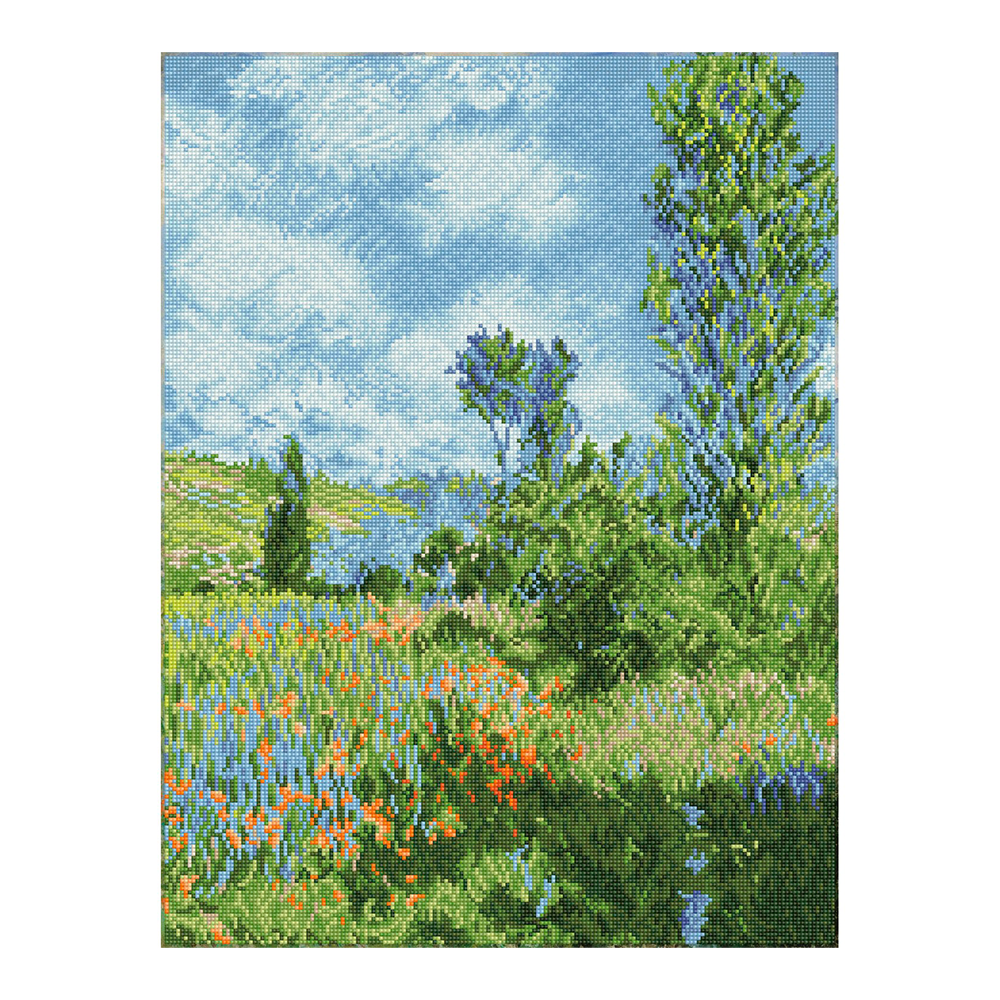 Cuadro View Of Vetheuil (Aprés Monet) - Diamond Dotz