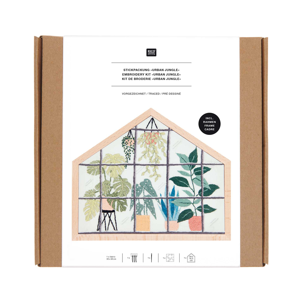 Kit de Bordado Jungla Urbana