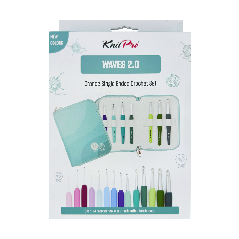 Set Crochet Colorful Waves Grande - KnitPro