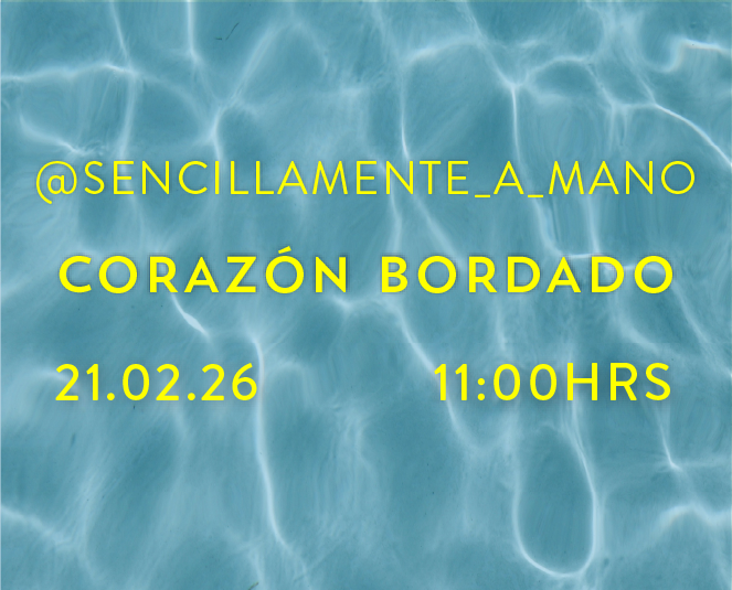 Corazón bordado - Alto las Condes - @Sencillamente_a_mano (21-02 11.00 hrs)