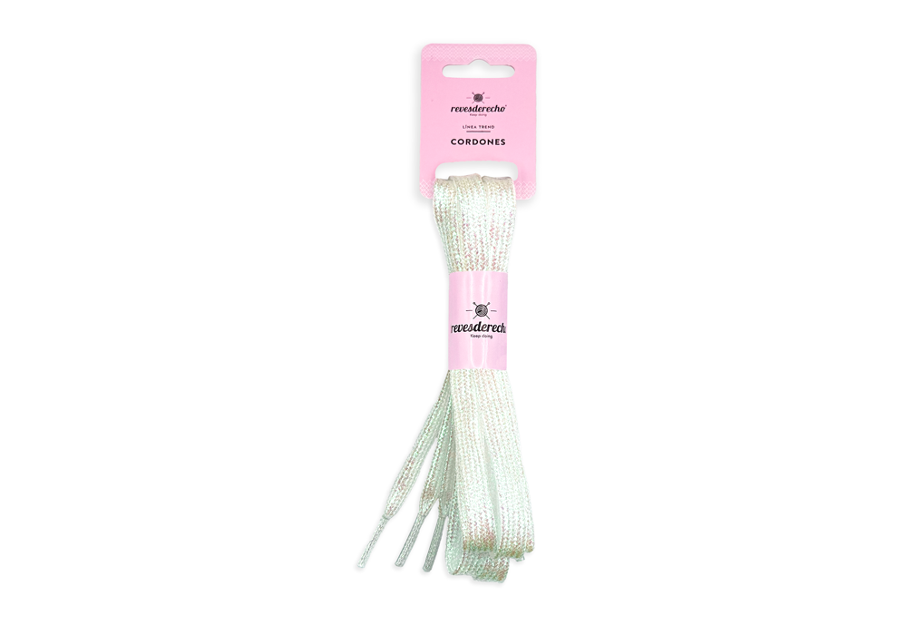 Cordones Planos con Glitter 110 cm - Revesderecho