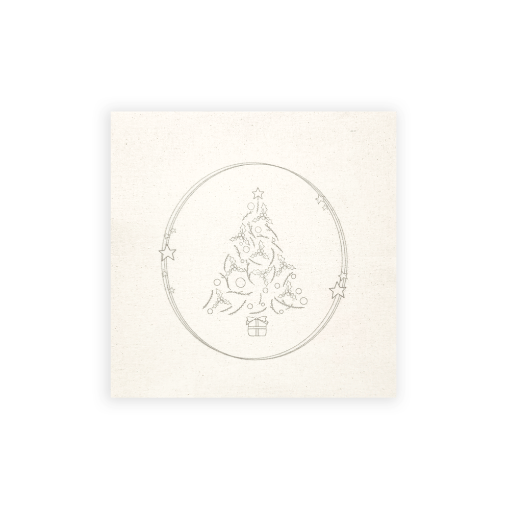 Tela Crea Marcada Diseño Navidad