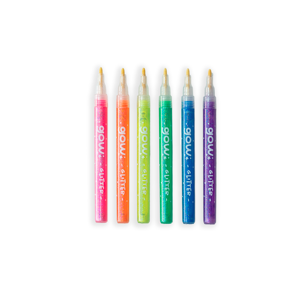 Marcadores Glitter 6 Un - Gow