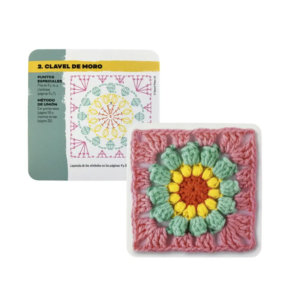 Mezcla & Combina Granny Squares Flores - Claire Montgomerie