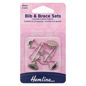 Juego de Hebillas para Jardinera 25 mm 2 Un - Hemline