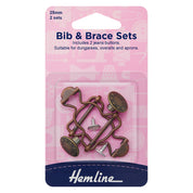 Juego de Hebillas para Jardinera 25 mm 2 Un - Hemline