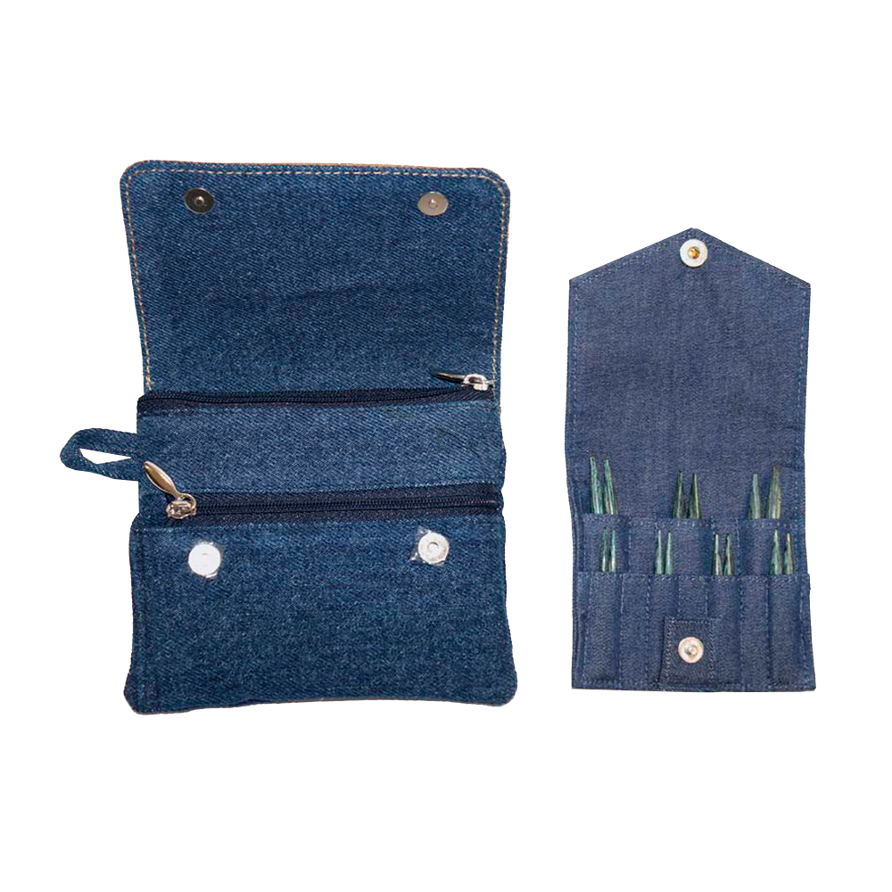 Set Palillos Intercambiables 5 cm Índigo - KnitPro