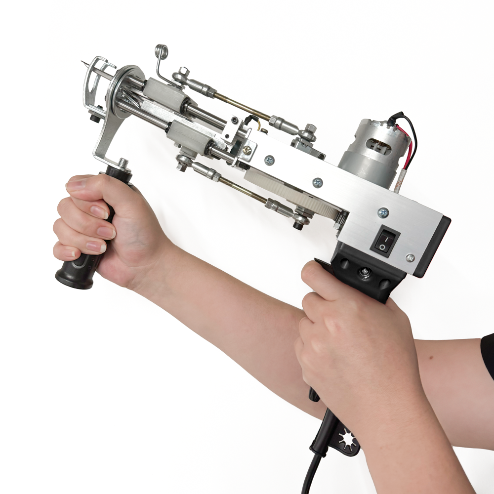 Pistola Tufting 2 en 1 Loop And Cut Negra