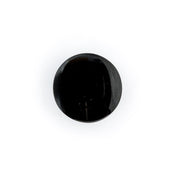 Bot&oacute;n Pl&aacute;stico Redondo Plano Negro