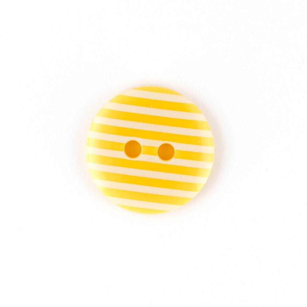 Bot&oacute;n Pl&aacute;stico L&iacute;neas Amarillo