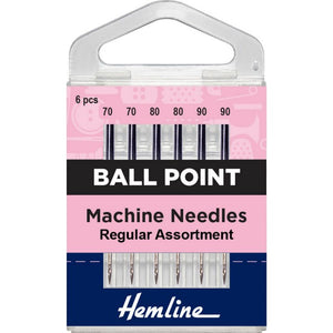 Aguja Máquina Ball Point 70-90 6 Un