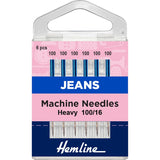Aguja Máquina Denim 100/16 6 Un
