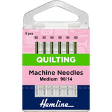 Aguja Máquina Quilting 90/14 6 Un