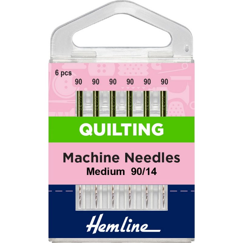 Aguja máquina quilting #90/14 Hemline