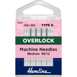 Aguja Máquina Overlock 80/12 4 Un