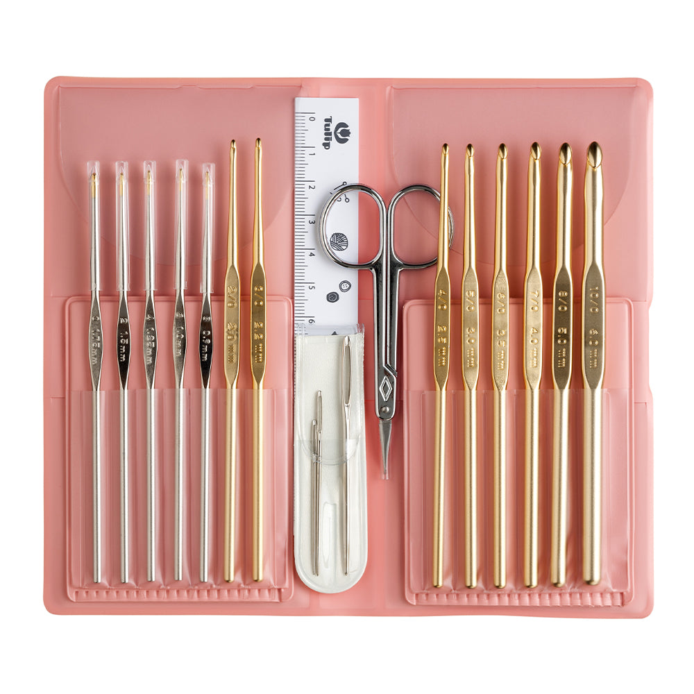 Set Crochet Classic 4 de 18 Pcs - Tulip