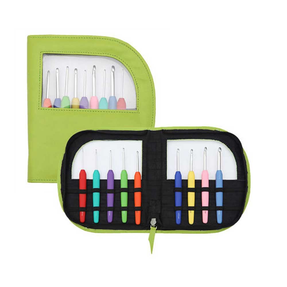 Set Crochet Green Waves Knit Pro