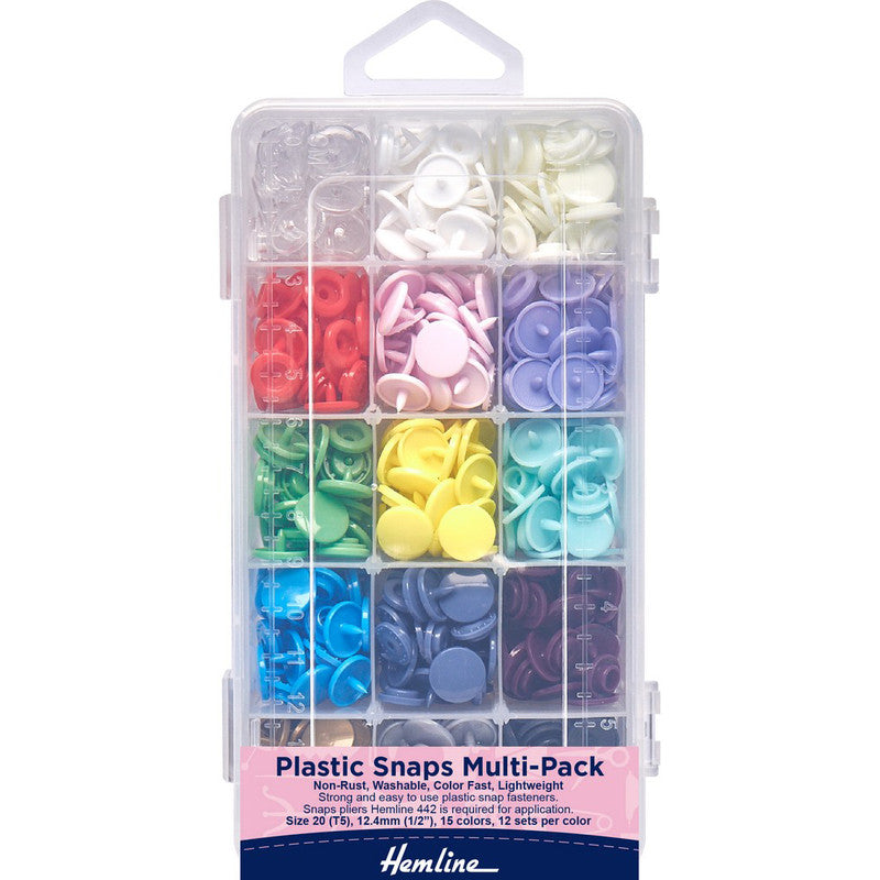 Caja organizadora broches a presión Hemline