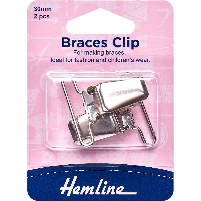 Clips suspensor plateado Hemline