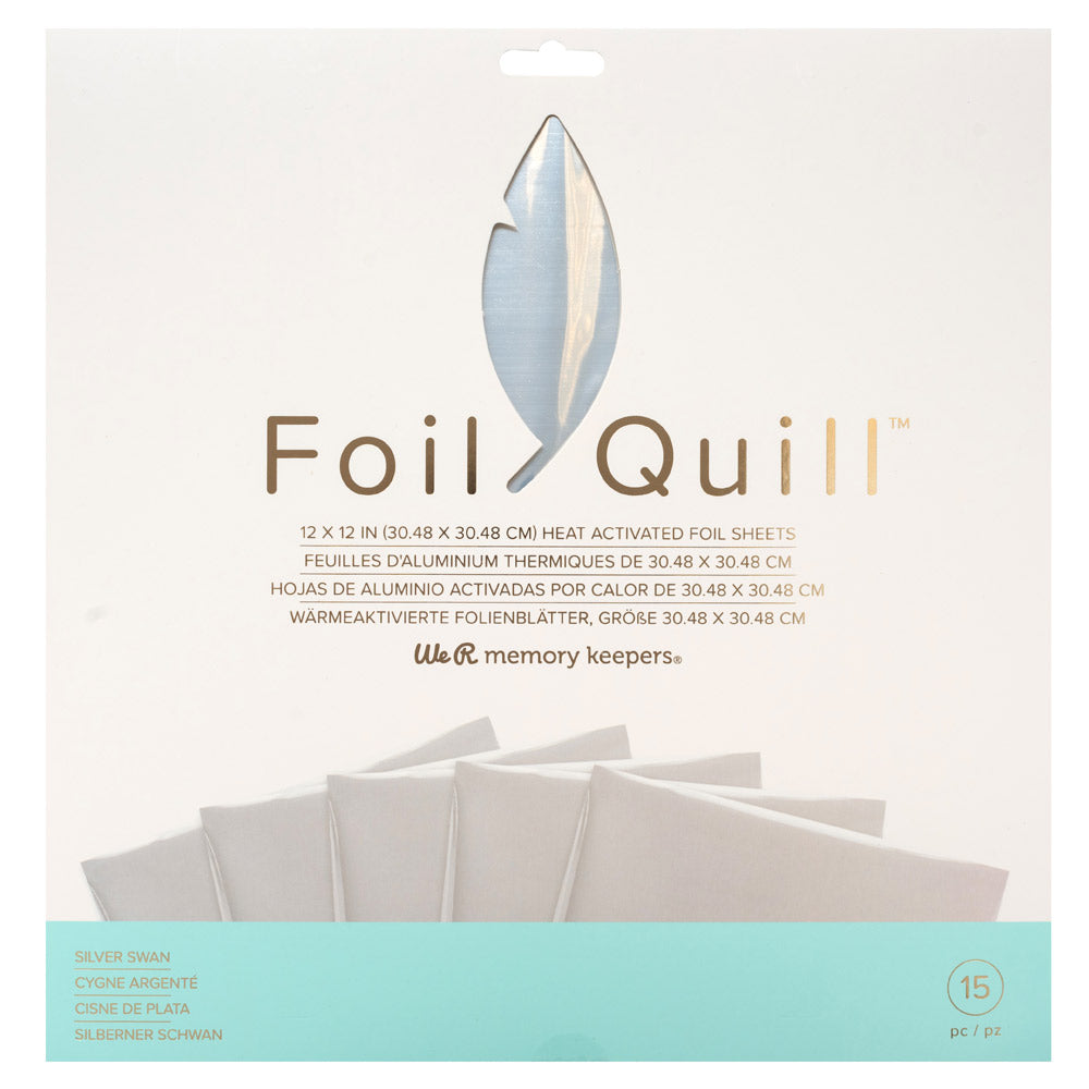 WR PAPEL FOIL 12X12" SILVER 30 UN 661025