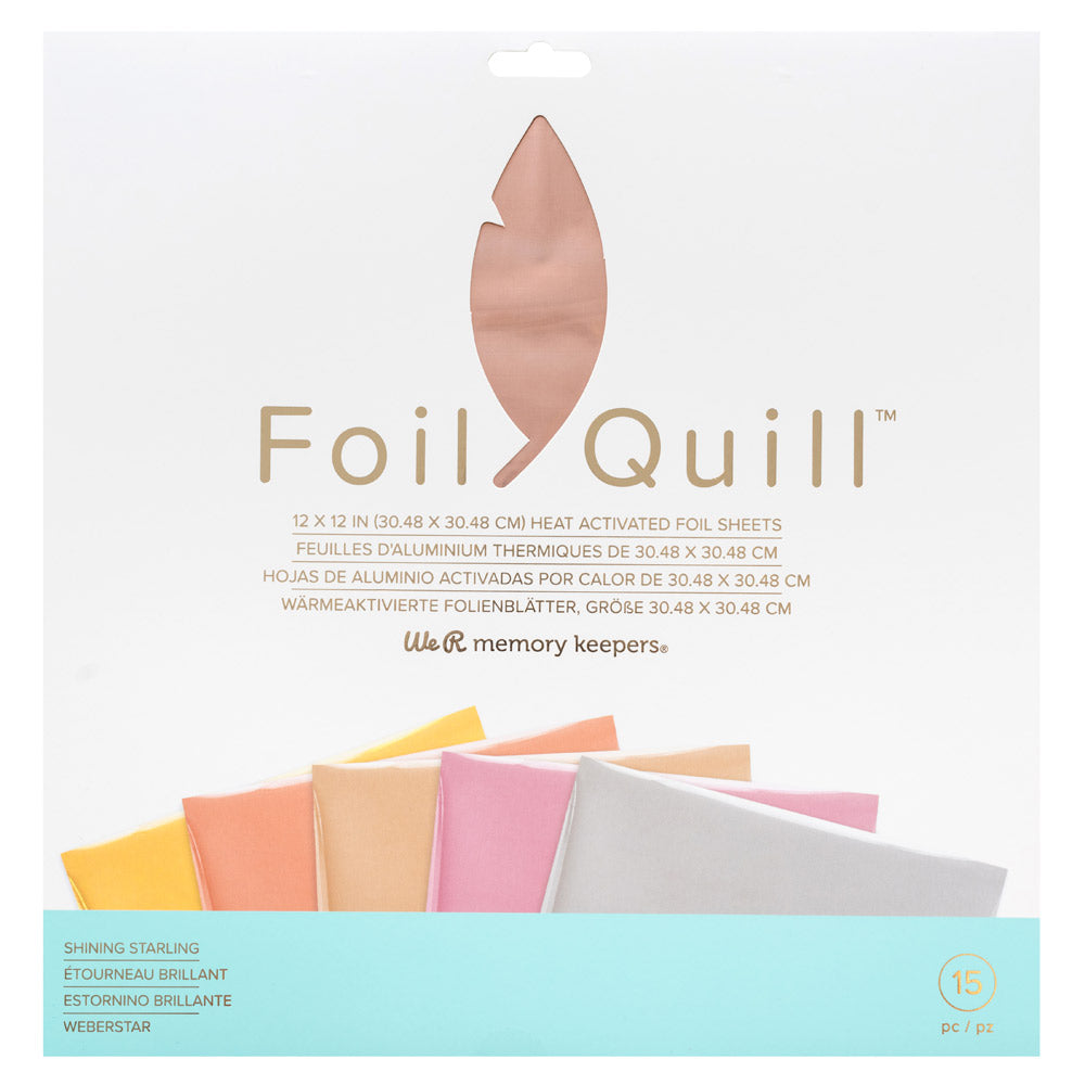WR PAPEL FOIL 12X12&amp;quot; SHINING STARLIN 30 UN 661026