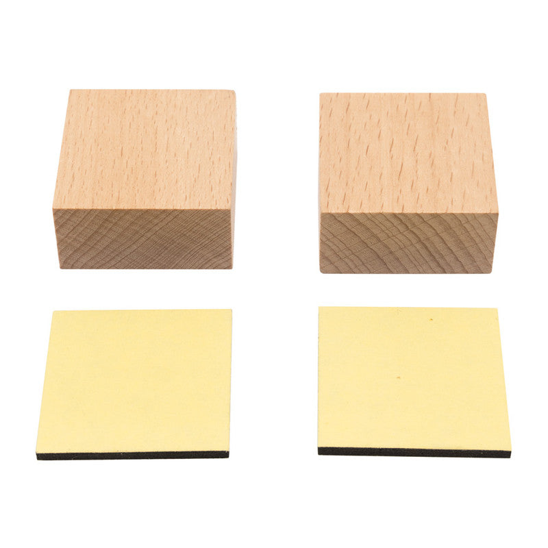 Base Timbre Madera Cuadrada Rico