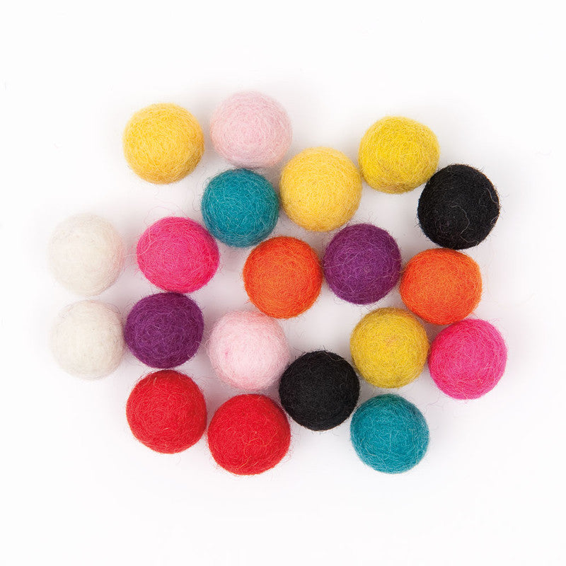Bolitas Fieltro Mix
