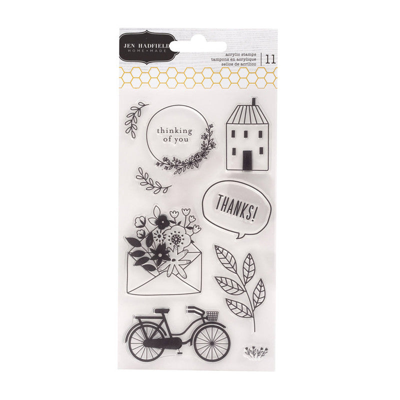 Sticker acrílico negro 11 un JH