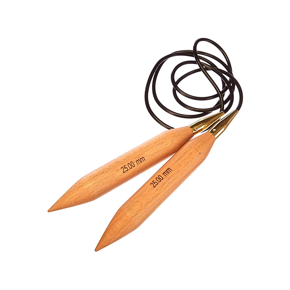 Palillo Circular 100 cm Jumbo Birch Knit Pro