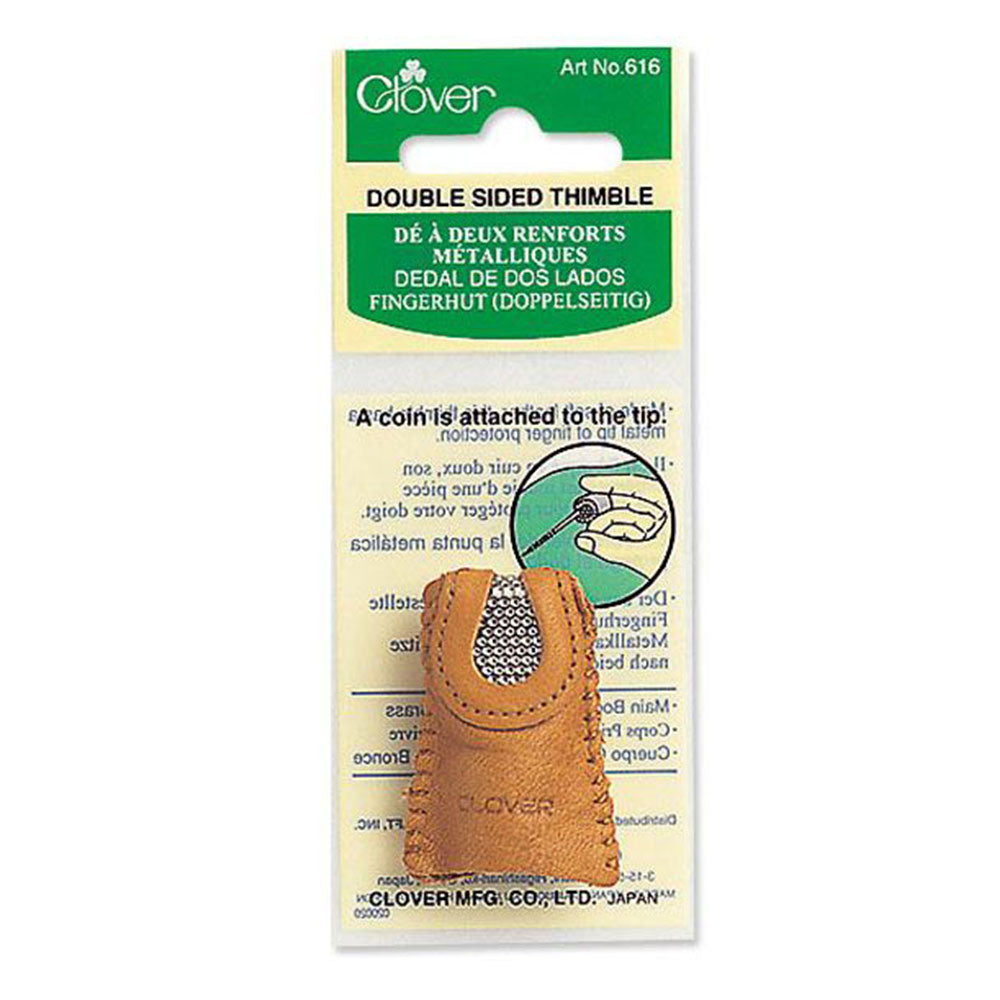 Dedal De Cuero Punta Metal