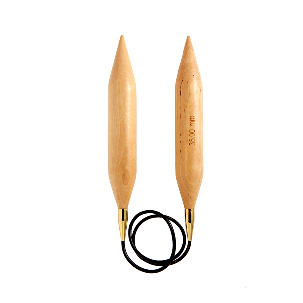Palillo Circular 100 cm Jumbo Birch Knit Pro