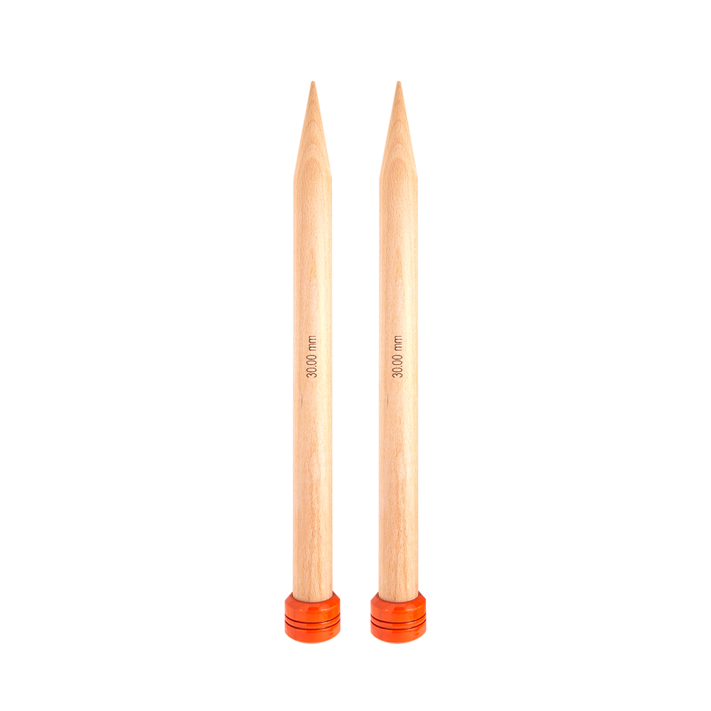 Palillo Recto 40 cm Jumbo Birch Knit Pro