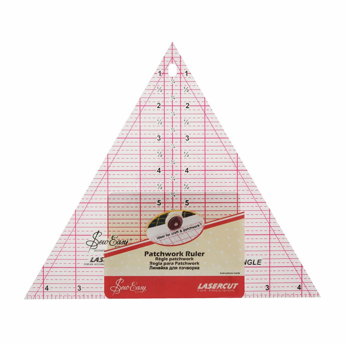Regla Triangular 60º 8&quot; X 9 1/4&quot;