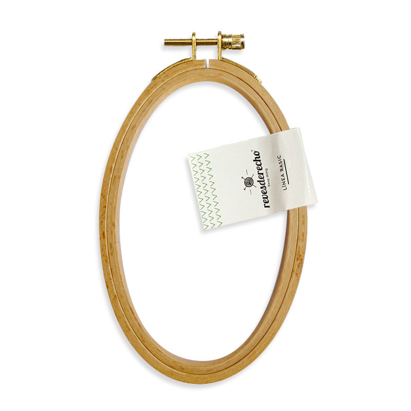 Bastidor Ovalado Madera Vertical Revesderecho